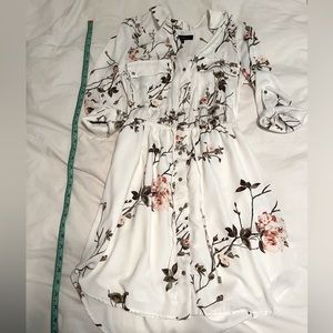Dynamite floral shirtwaist dress
